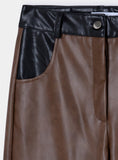 Load image into Gallery viewer, Laagam - Buffalo Faux Leather Broek
