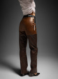 Load image into Gallery viewer, Laagam - Buffalo Faux Leather Broek
