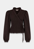 Load image into Gallery viewer, Harper and Yve Debby Overslag Blouse Bruin
