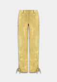 Load image into Gallery viewer, Harper and Yve - Sally Faux Leather Broek Yellow Mellow
