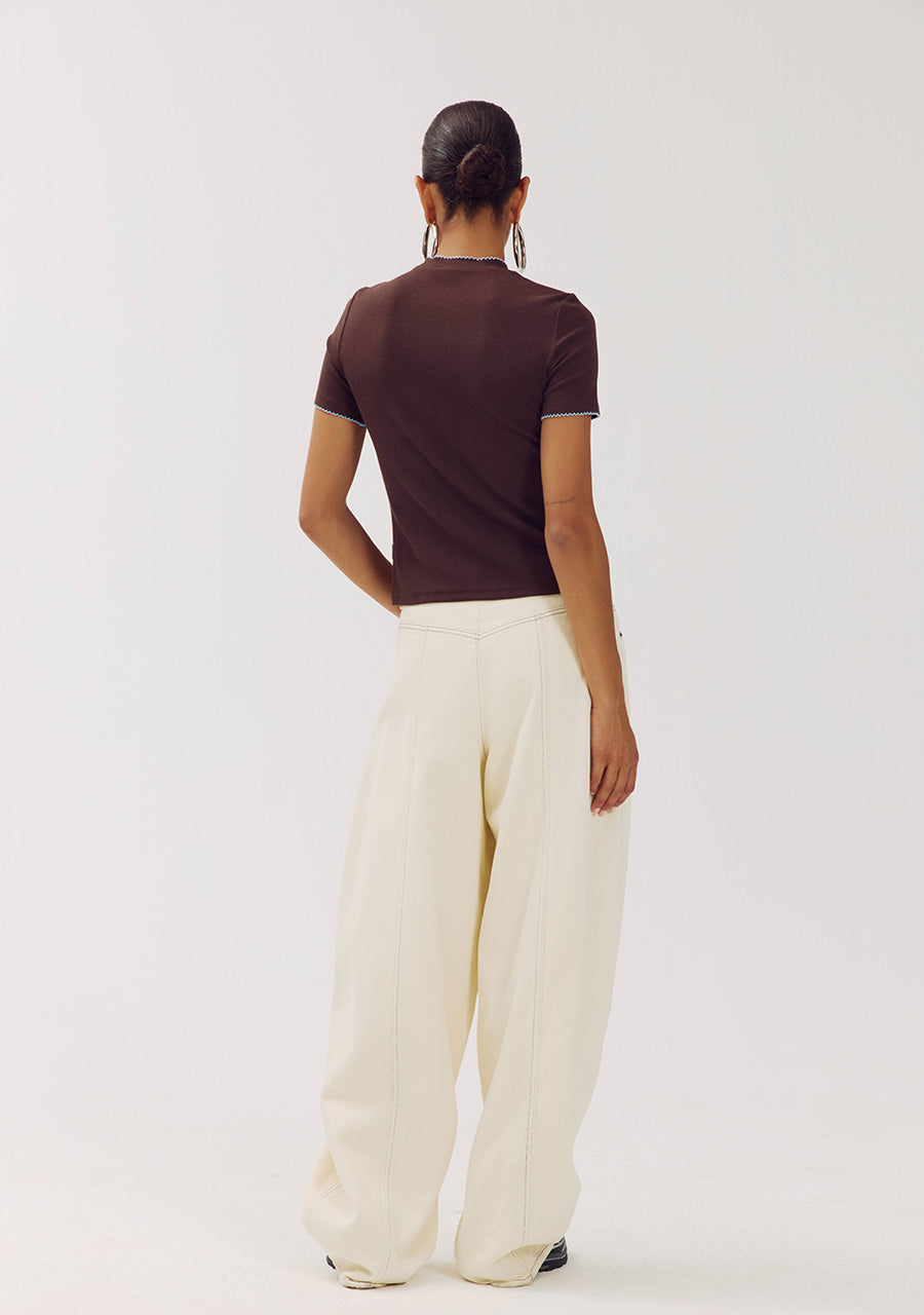 Harper & Yve Cammy Tshirt babytee bruin