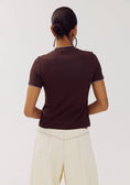 Load image into Gallery viewer, Harper & Yve Cammy Tshirt babytee bruin
