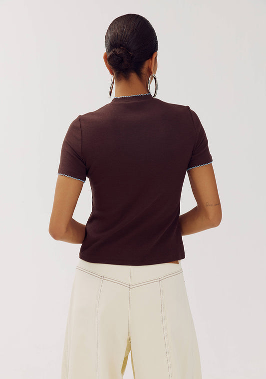 Harper & Yve Cammy Tshirt babytee bruin