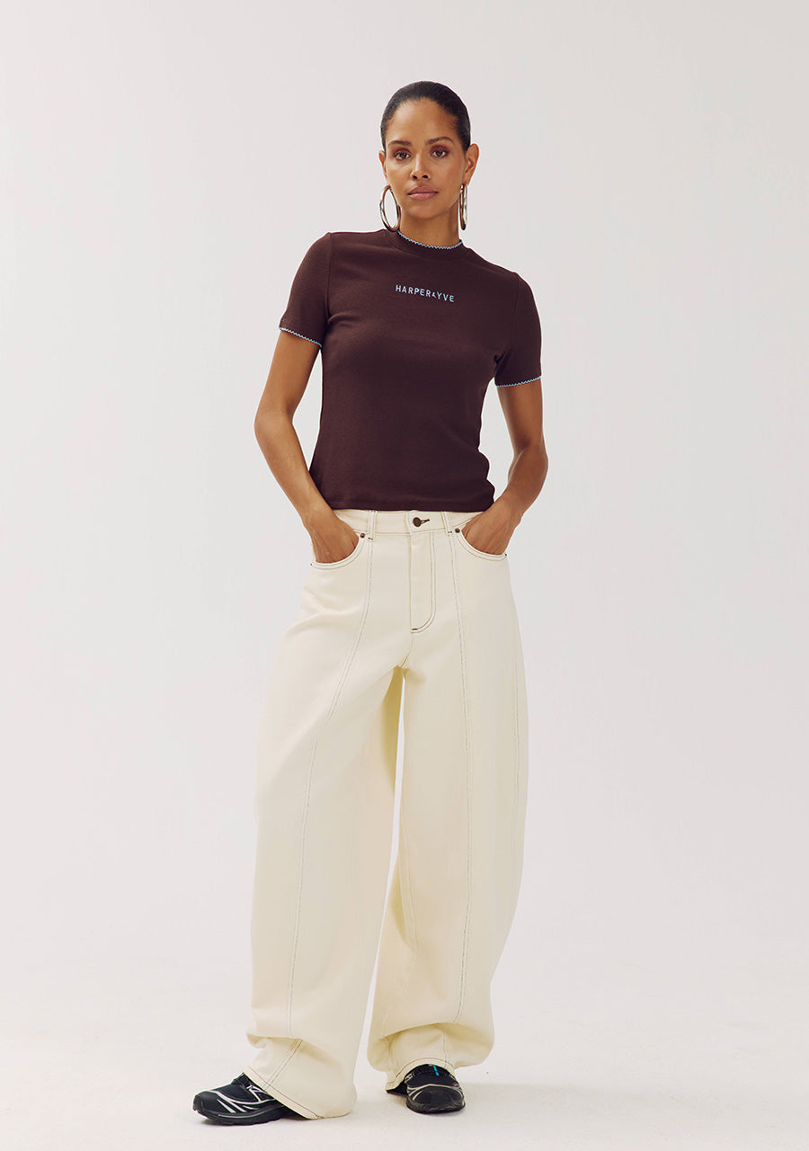Harper & Yve Cammy Tshirt babytee bruin