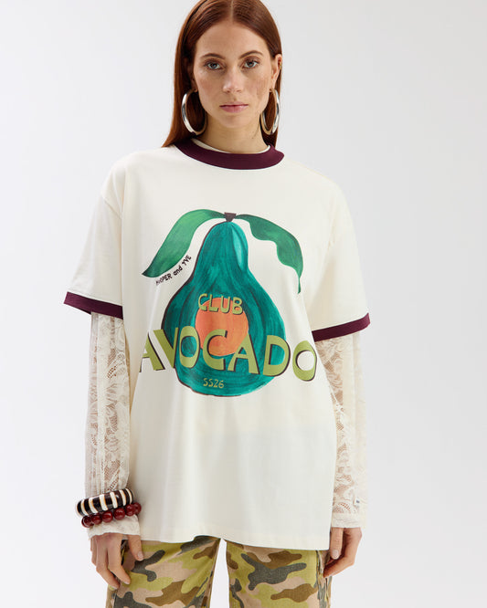 Harper & Yve Club Avocado Tshirt