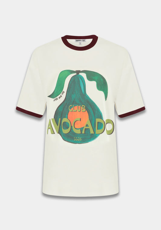 Harper & Yve Club Avocado Tshirt