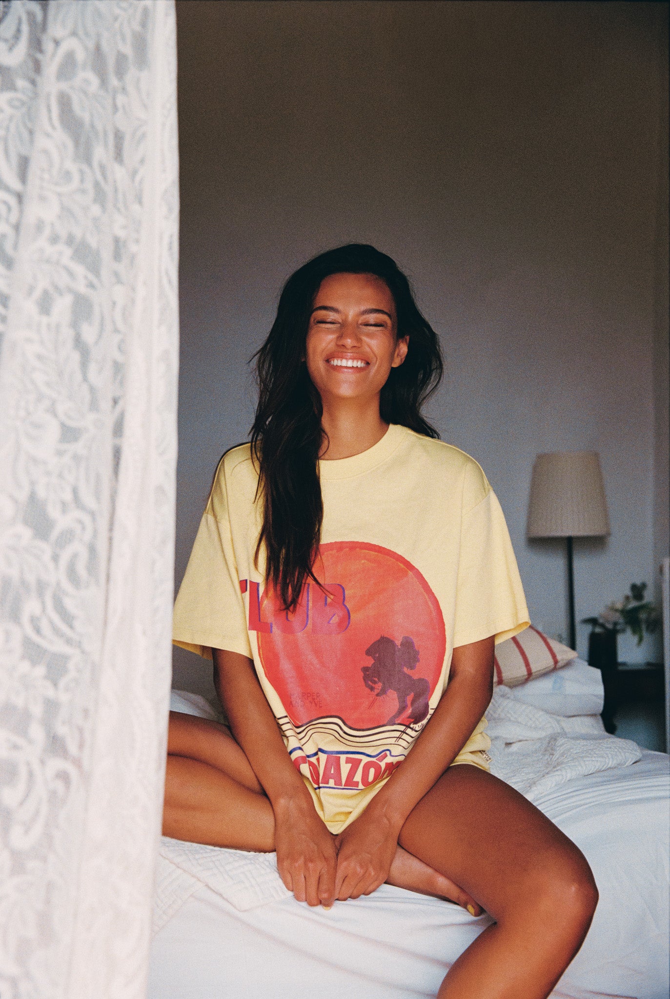 Harper & Yve Club Corazon Tshirt geel