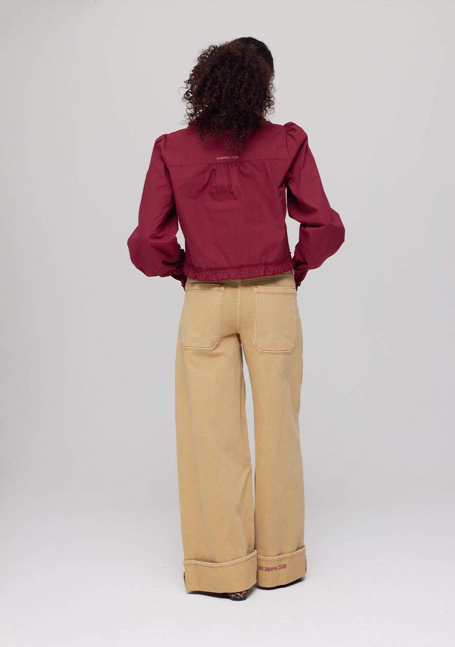 Harper and Yve Ellie Blouse Burgundy