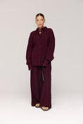 Load image into Gallery viewer, Harper and Yve - Meike broek wide leg dark fudge
