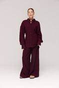 Load image into Gallery viewer, Harper and Yve - Meike broek wide leg dark fudge

