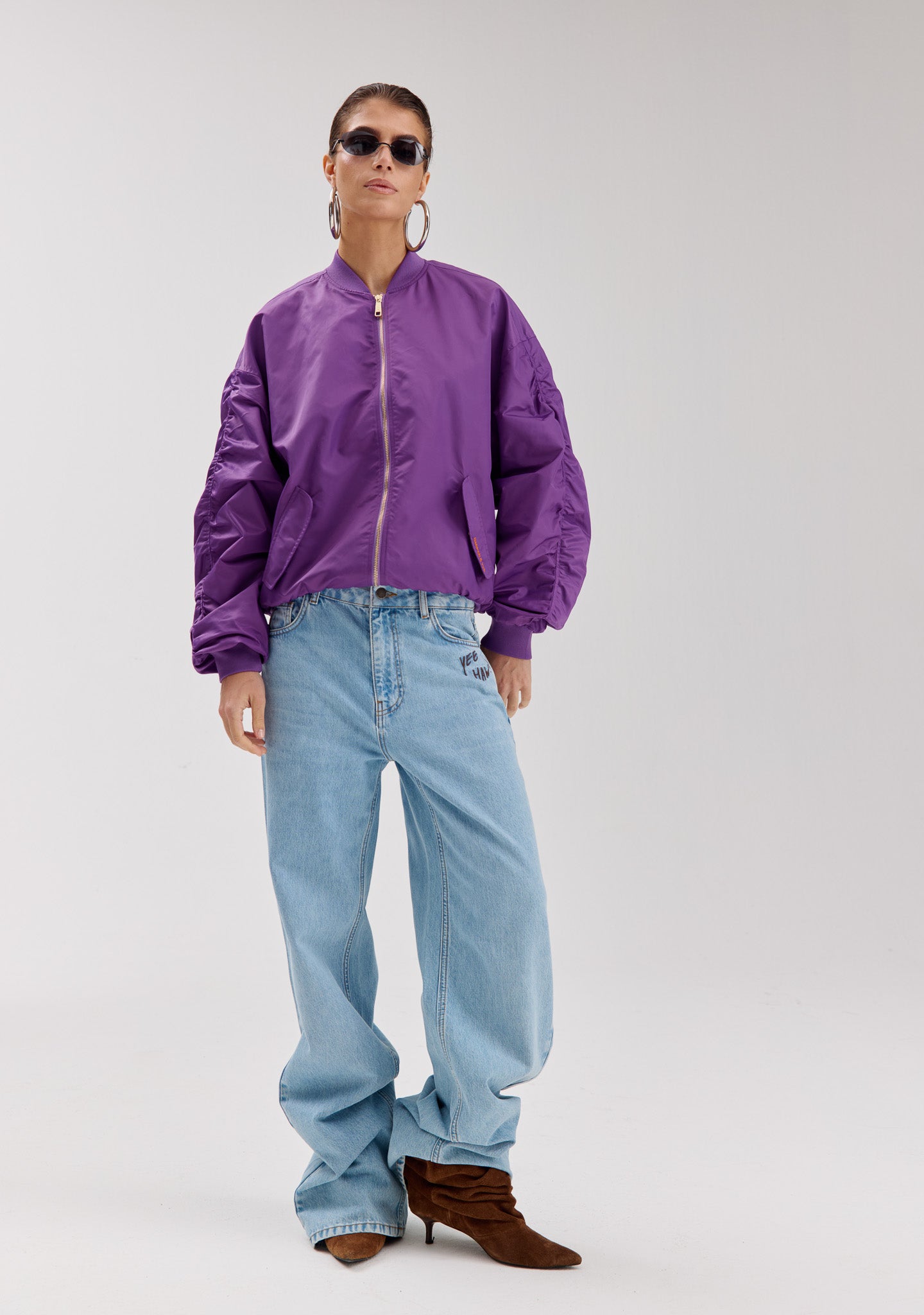 Harper & Yve - Yve Jeans met bandana print zak