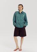 Load image into Gallery viewer, Harper and Yve Jella Blouse Blue Check
