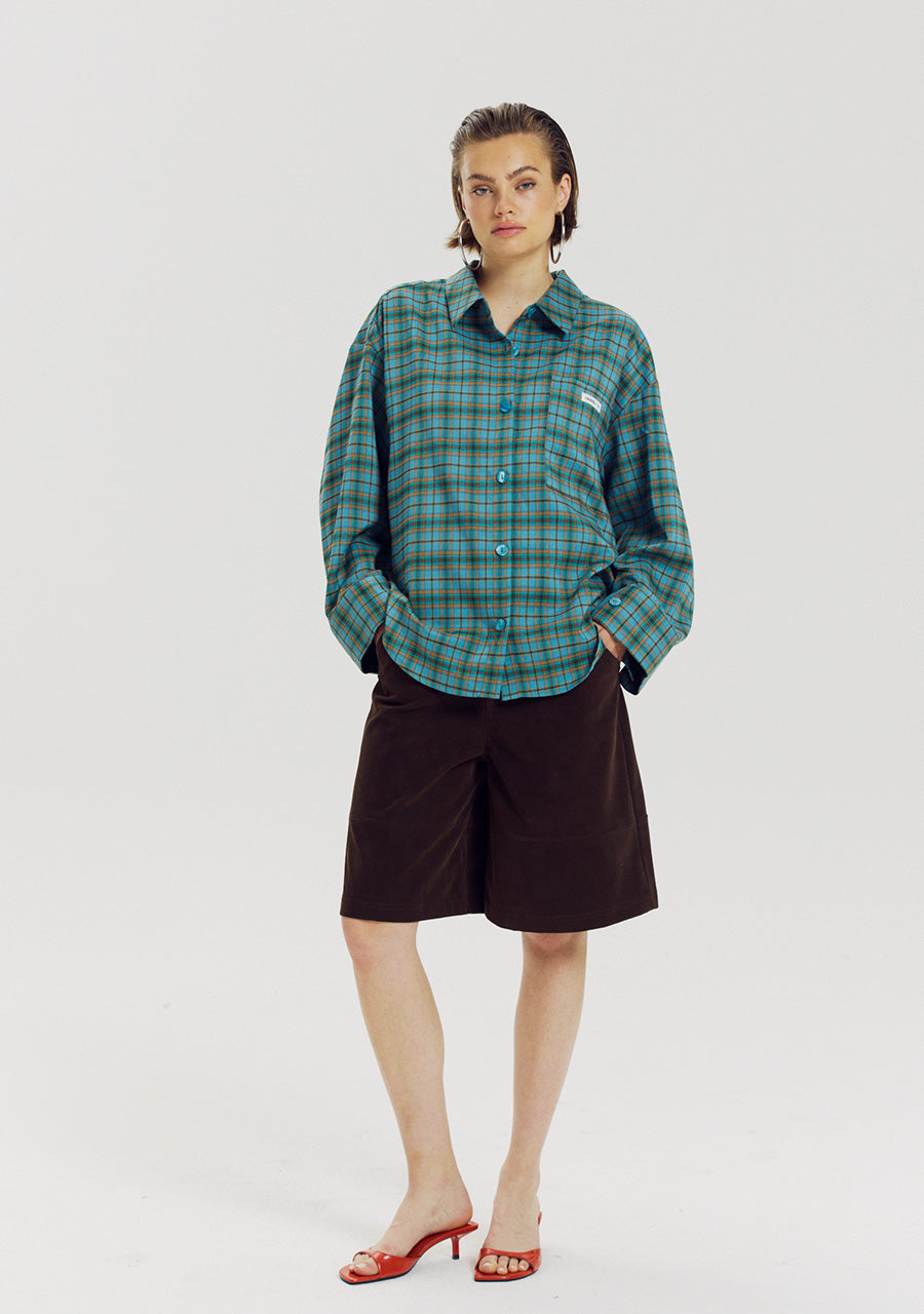 Harper and Yve Jella Blouse Blue Check