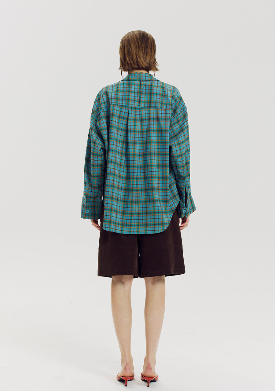 Harper and Yve Jella Blouse Blue Check