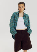 Load image into Gallery viewer, Harper and Yve Jella Blouse Blue Check
