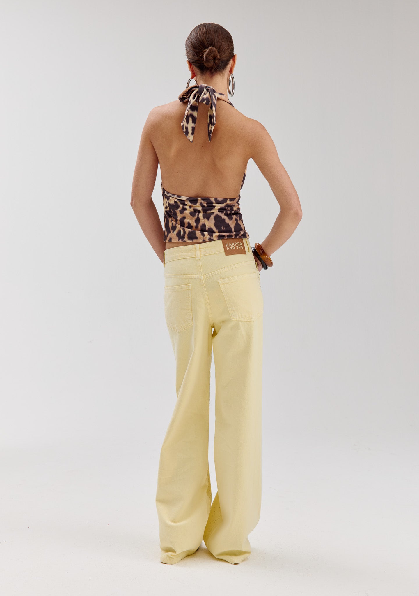 Harper & Yve Mayra Gele glitterbroek
