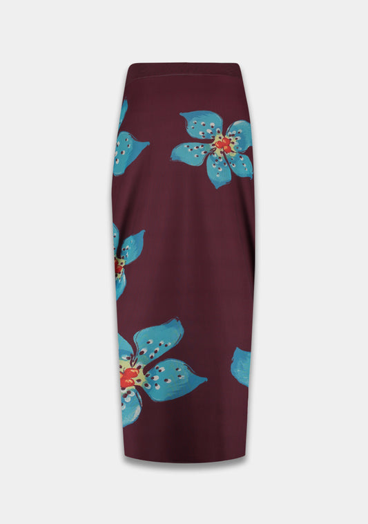 Harper and Yve Jaden Loor Mesh skirt cassis