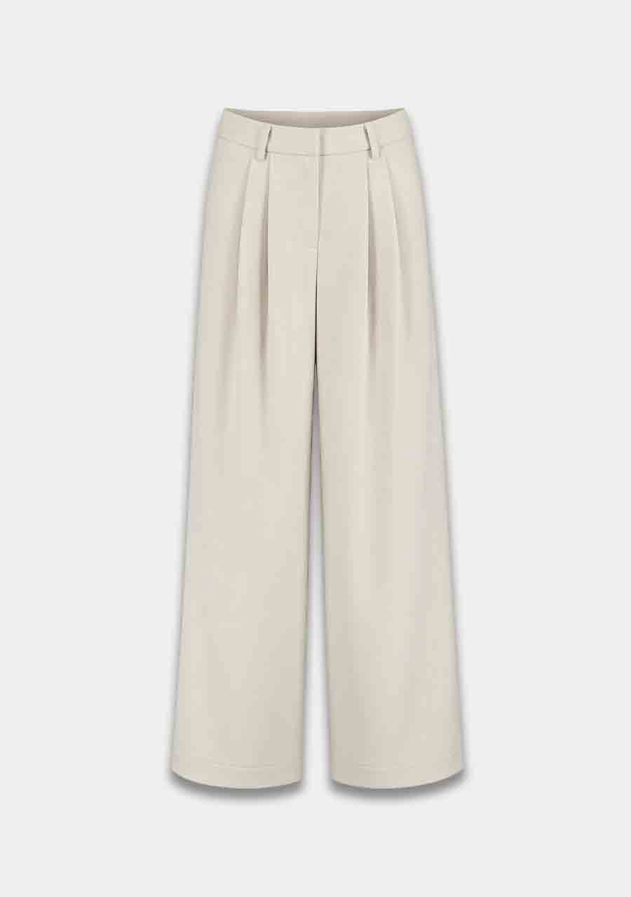 Harper and Yve - Mason Pinstripe Broek Ecru