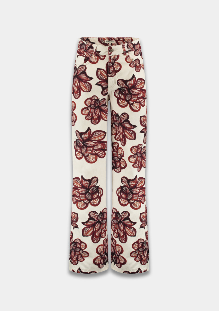 Harper & Yve Mayra Jeans met bloemen