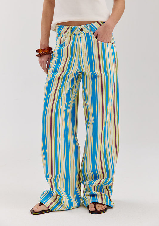 Harper & Yve Mayra Multi Stripe Blue