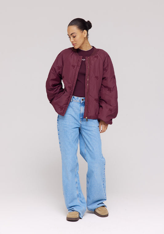 Harper and Yve Nori Bomber Jas Bordeaux