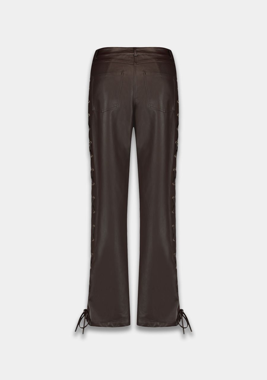 Harper and Yve - Sally Faux Leather Broek