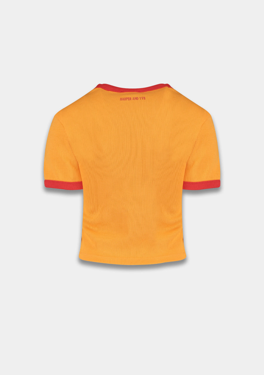 Harper & Yve Sombra Tshirt Cropped - Koningsdag outfit