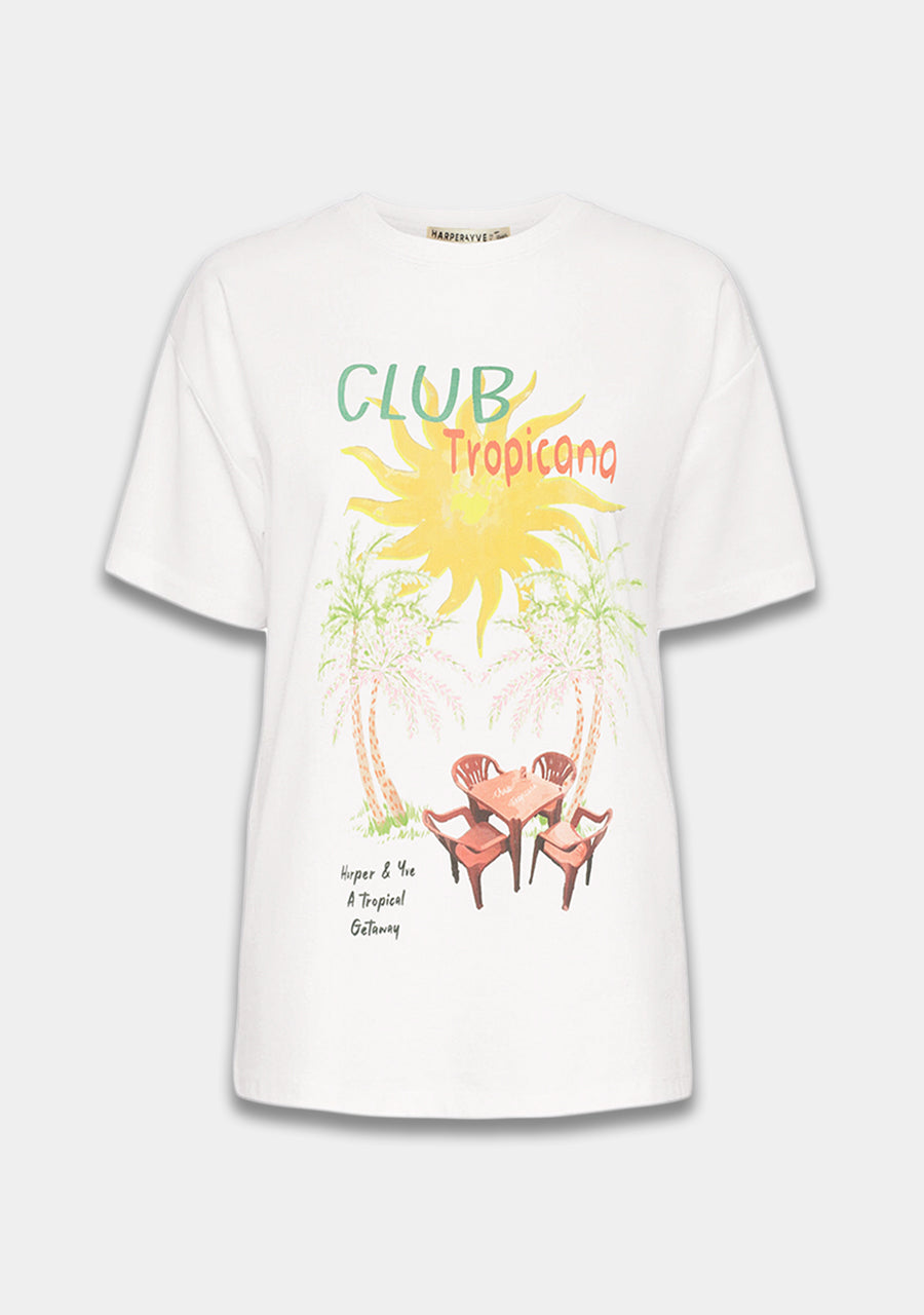 Harper and Yve X Tessa van Montfoort T-shirt wit