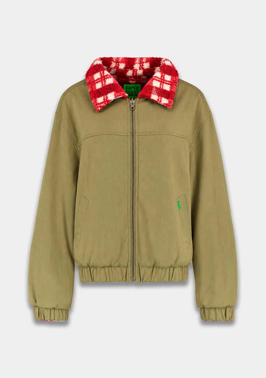 Harper and Yve Tessa van Montfoort Reversible Bertje jas ruit