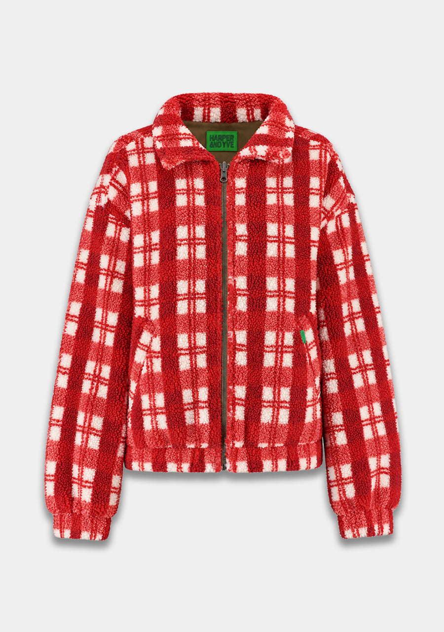 Harper and Yve Tessa van Montfoort Reversible Bertje jas ruit