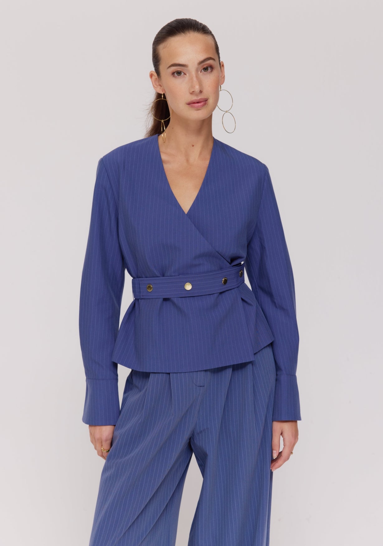 Harper and Yve Lida Pinstripe Blazer