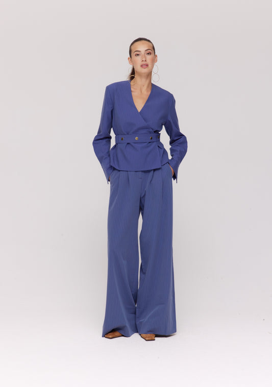 Harper and Yve Lida Pinstripe Blazer