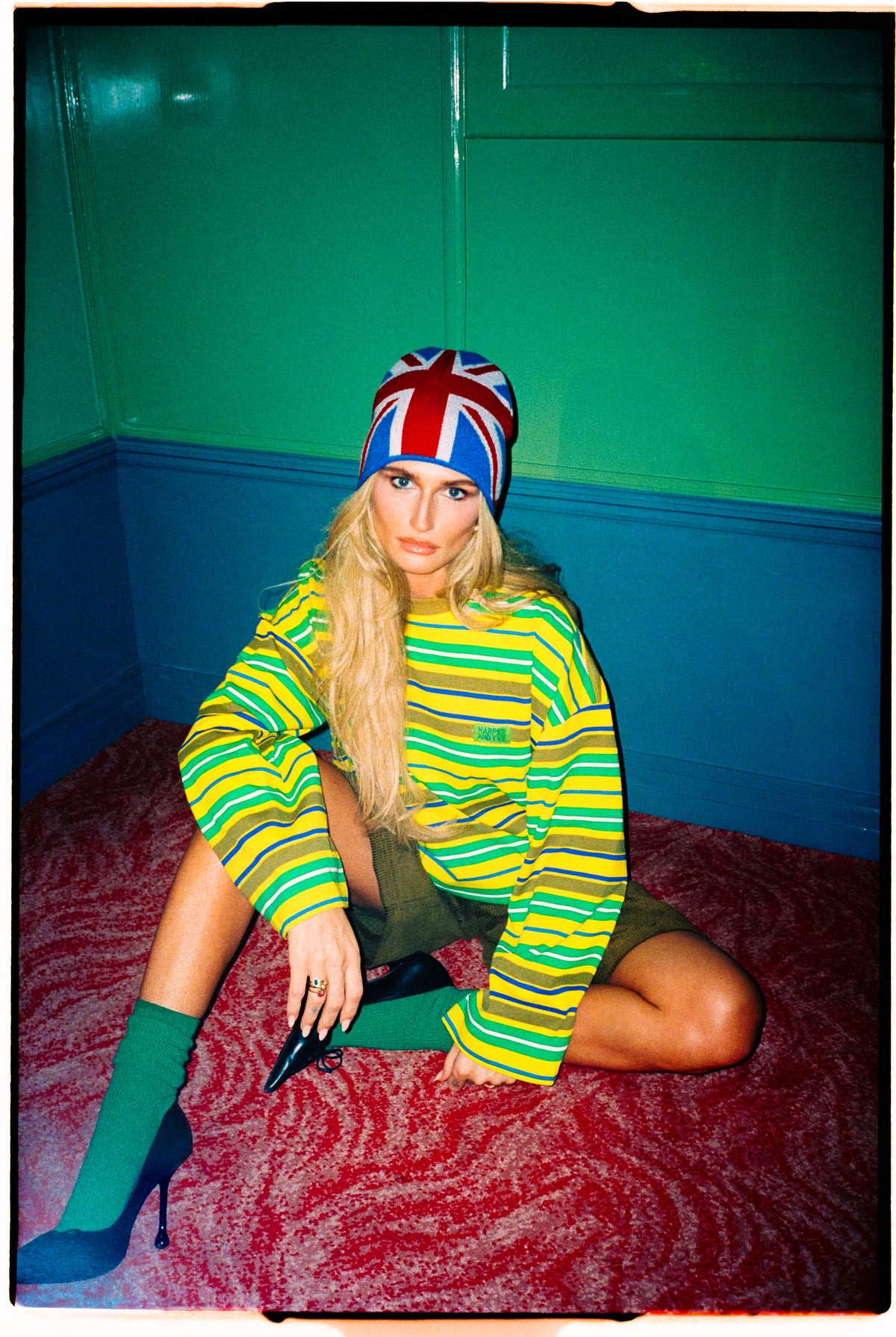 Harper & Yve Tessa van Montfoort Londen beanie blauw