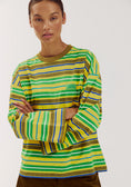 Load image into Gallery viewer, Harper & Yve Tessa Gestreepte Longsleeve Geel Groen

