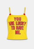 Load image into Gallery viewer, Harper & Yve Tessa van Montfoort Get Lucky Top Geel
