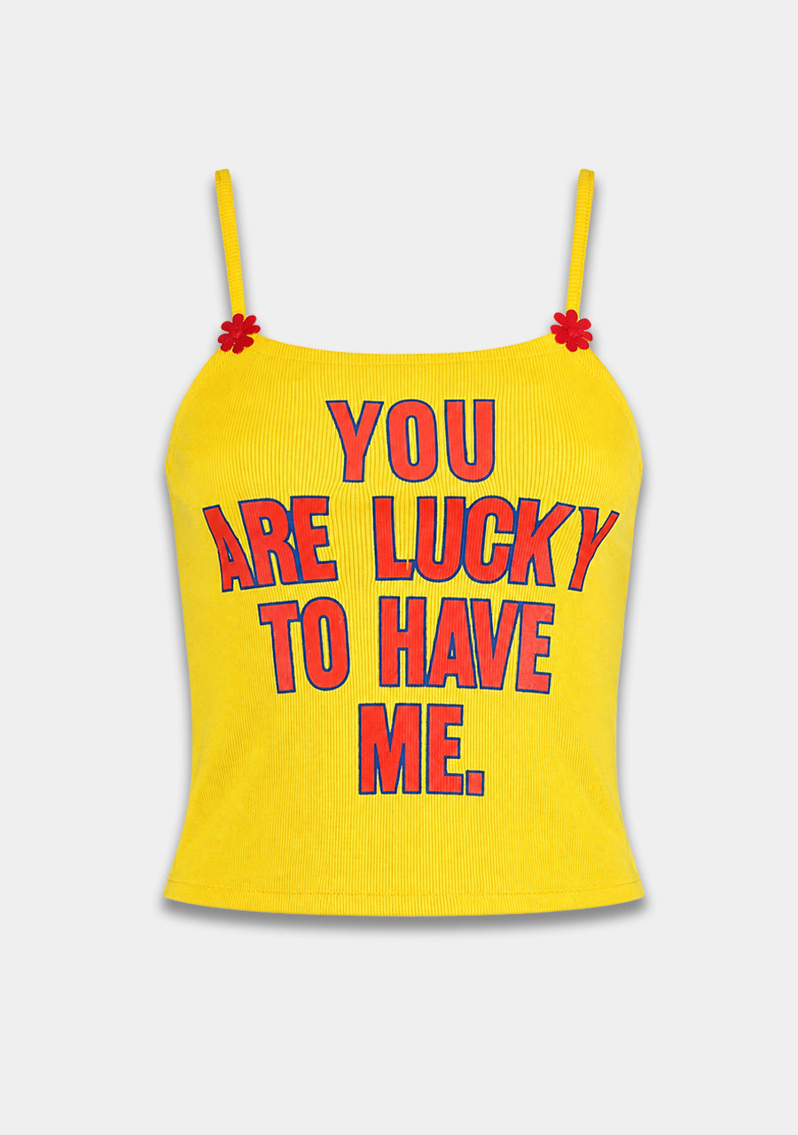 Harper & Yve Tessa van Montfoort Get Lucky Top Geel