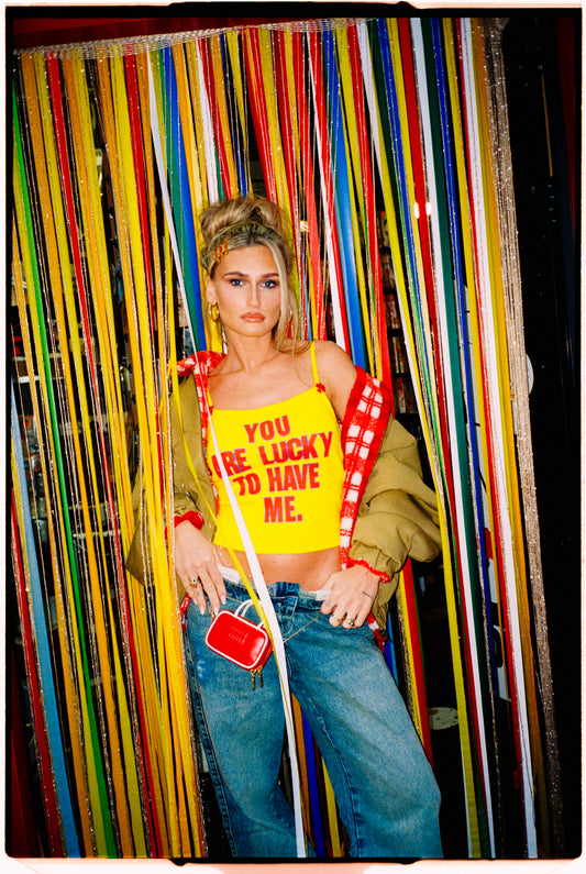 Harper & Yve Tessa van Montfoort Get Lucky Top Geel