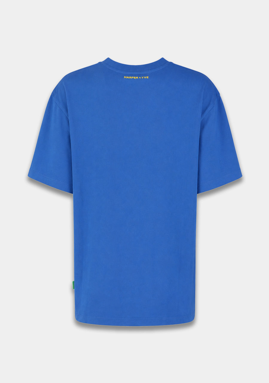 Harper & Yve Tessa van Montfoort Lucky Tshirt blauw