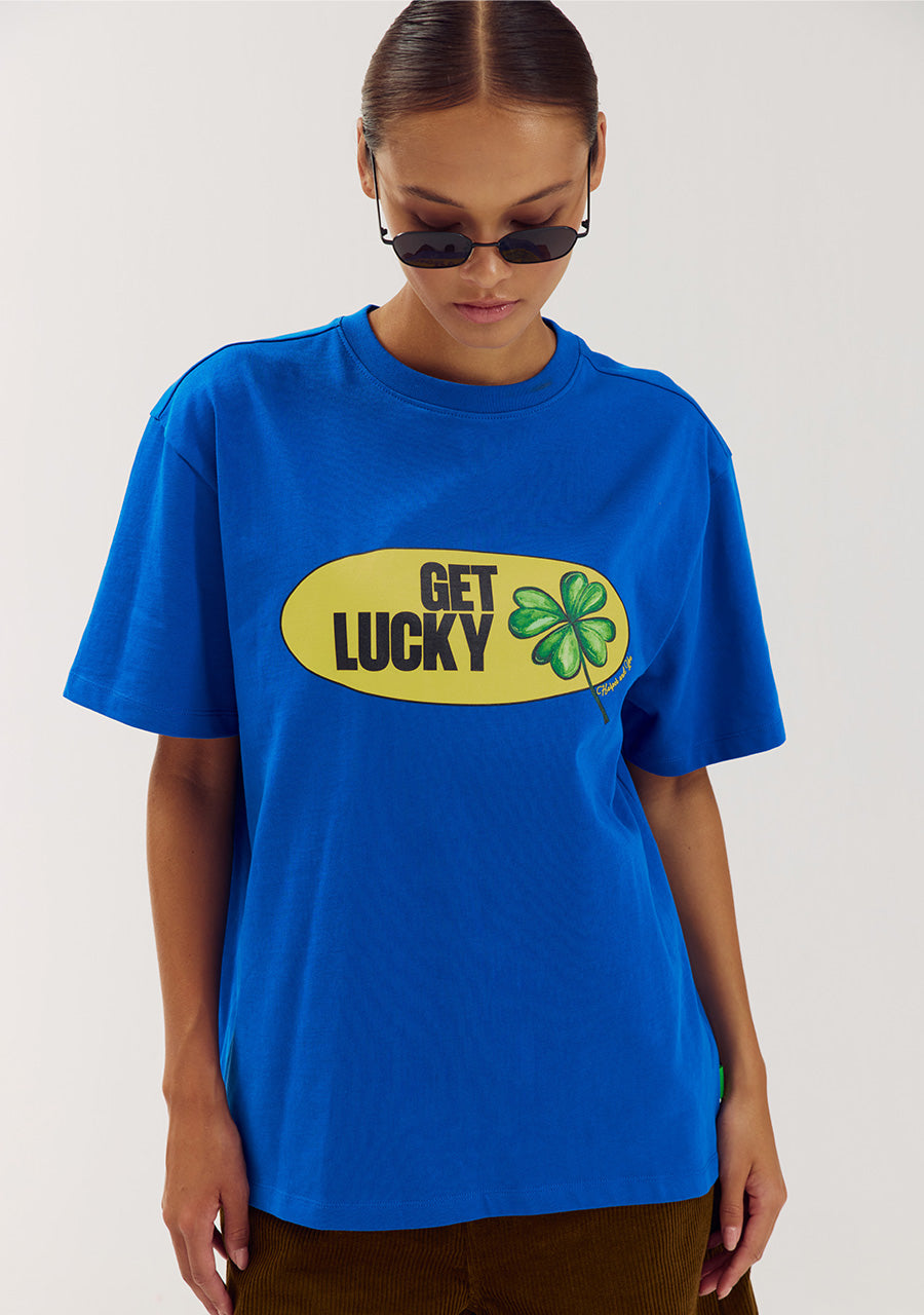 Harper & Yve Tessa van Montfoort Lucky Tshirt blauw