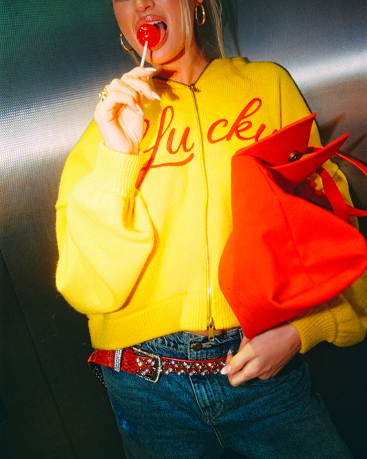 Harper and Yve Tessa van Montfoort Lucky vest geel