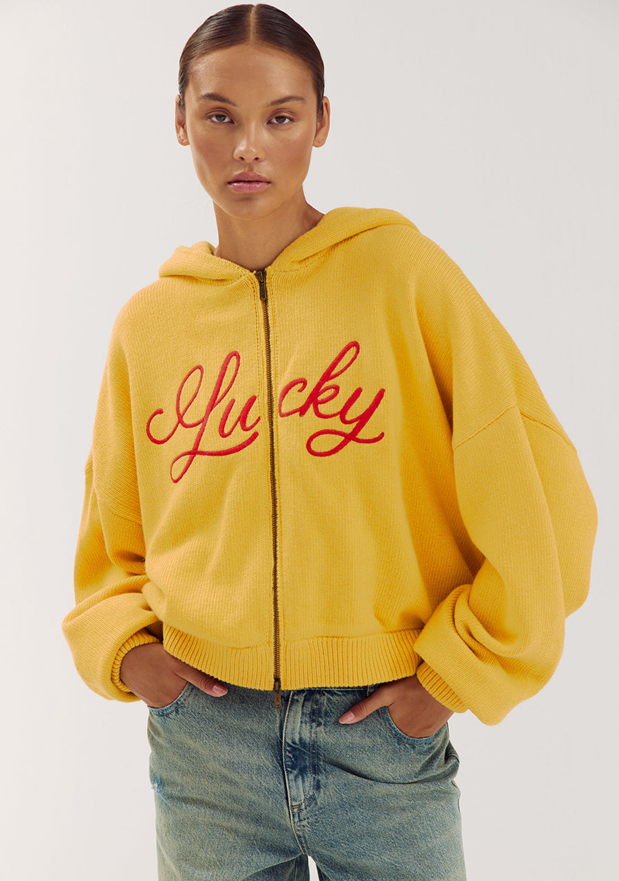 Harper and Yve Tessa van Montfoort Lucky vest geel