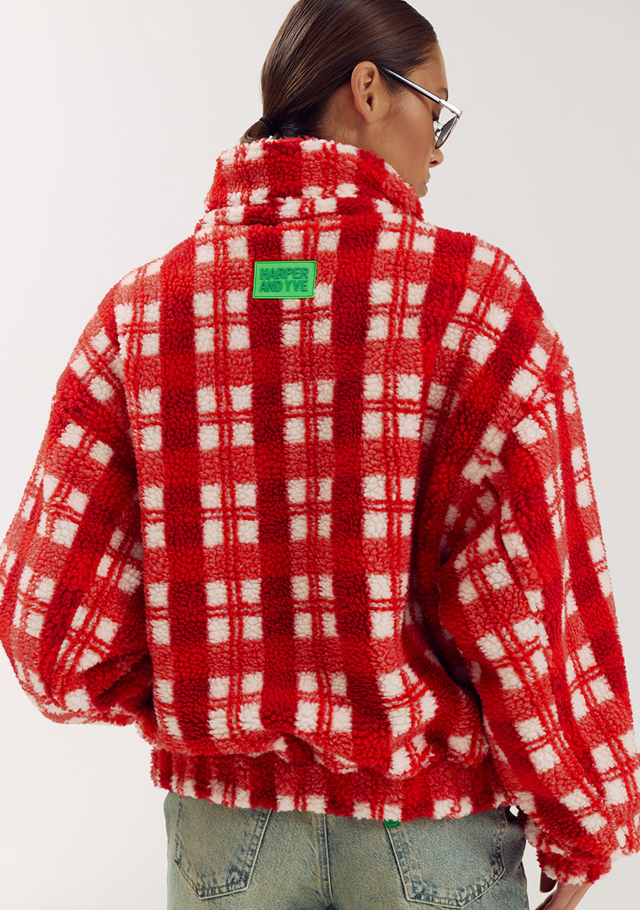 Harper and Yve Tessa van Montfoort Reversible Bertje jas ruit