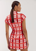 Load image into Gallery viewer, Harper and Yve Tessa van Montfoort Rode Jurk Ruit
