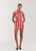 Load image into Gallery viewer, Harper and Yve Tessa van Montfoort Rode Jurk Ruit
