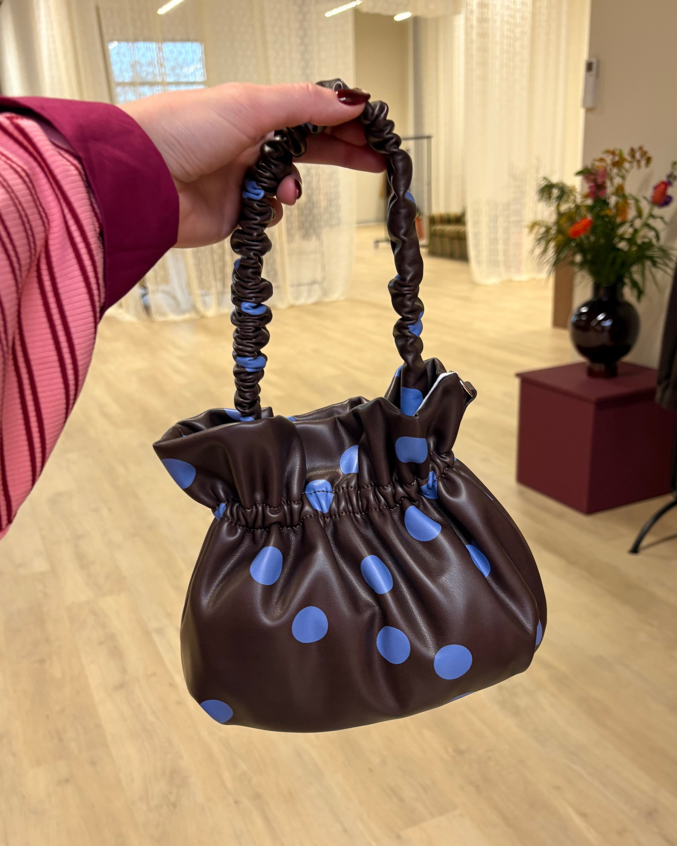 Harper & Yve Raye Bag Blauw Polkadot