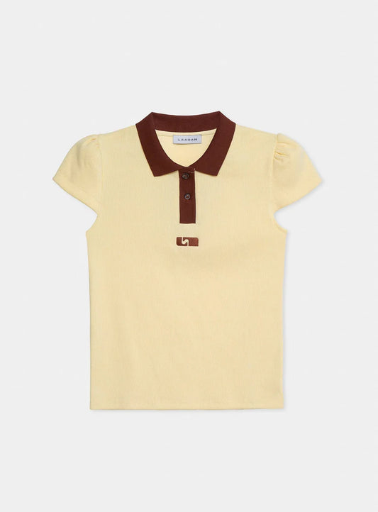 Laagam Erya Butter Yellow Polo T-shirt