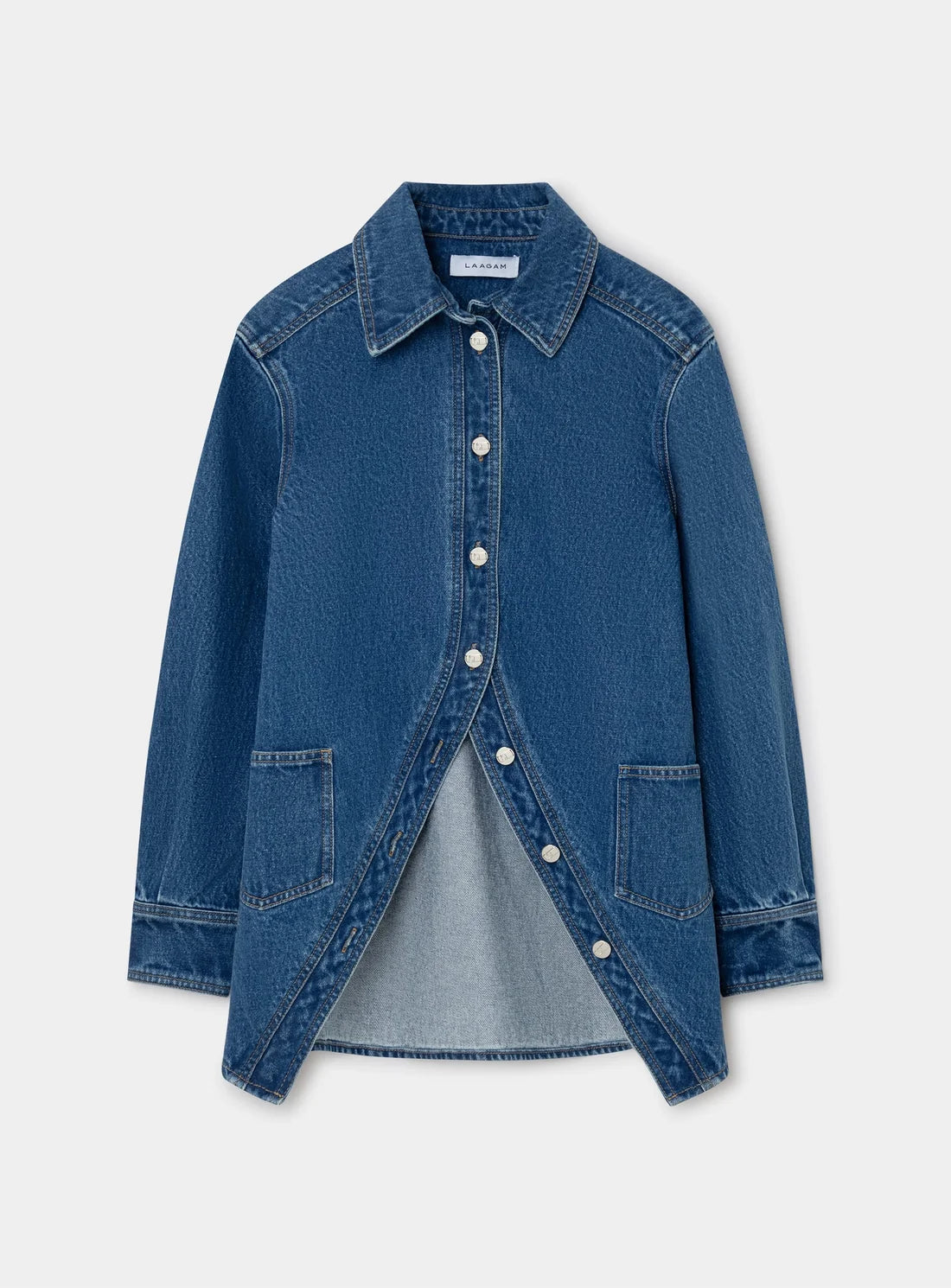 Laagam - No Boyfriend Blouse Denim