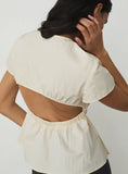 Load image into Gallery viewer, Laagam - Raven Asymmetric Blouse
