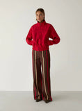 Load image into Gallery viewer, Laagam - Sylvie Red Bomber Jacket
