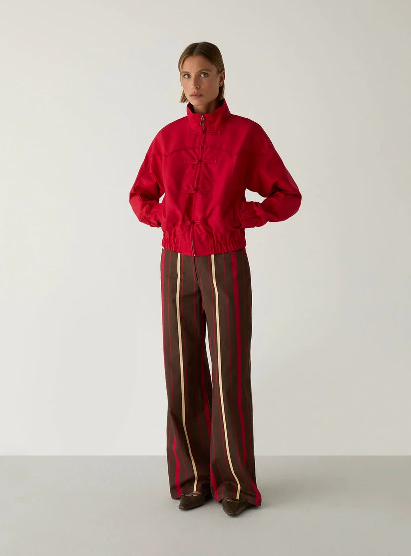 Laagam - Sylvie Red Bomber Jacket